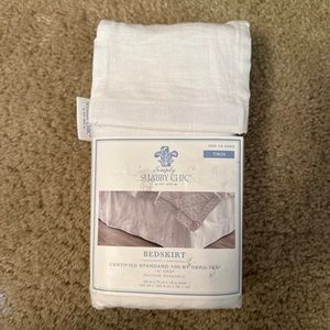 NEW Simply Shabby Chic twin bed skirt